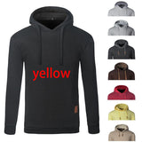 Men's Jacquard Sweater Long-sleeved Hoodie Warm Color Hooded Sweatshirt Jacket - Livefree