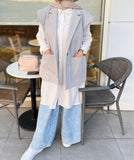 Broadcloth blazer winter vest. - Livefree