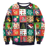 UGLY CHRISTMAS SWEATER Vacation Santa Elf Funny Womens Men Sweaters Tops Autumn Winter Clothing - Livefree