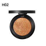 MYS Brand Face Makeup Powder 6 color Waterproof Minerals Shimmer Brightener Contour Glow Kit Bronzer Highlighter Makeup Palettes - Livefree