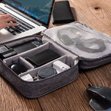 Electronics Organizer Travel Cable Organizer Bag Waterproof Portable Digital Storage Bag Electronic Accessories Case Cable Charger Organizer Case Multifunctional Waterproof Storage Bag - Livefree