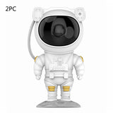 Creative Astronaut Galaxy Starry Sky Projector Nightlight USB Atmospher Bedroom Table Lamp - Livefree