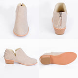 Autumn Women Shoes Retro High Heel Ankle Boots - Livefree