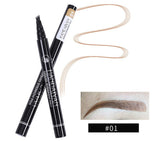 Microblading Eyebrow Pencil Waterproof Fork Tip Tattoo Pen Tinted Fine Sketch Eye Brow Pencils Long Lasting Eyebrows - Livefree