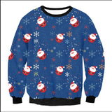 UGLY CHRISTMAS SWEATER Vacation Santa Elf Funny Womens Men Sweaters Tops Autumn Winter Clothing - Livefree
