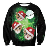 UGLY CHRISTMAS SWEATER Vacation Santa Elf Funny Womens Men Sweaters Tops Autumn Winter Clothing - Livefree