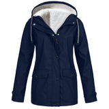 Fleece Jacket Outdoor Mountaineering Hooded Coat Winter Outwear - Livefree