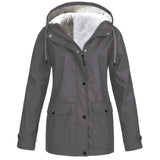 Fleece Jacket Outdoor Mountaineering Hooded Coat Winter Outwear - Livefree