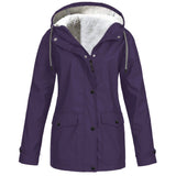 Fleece Jacket Outdoor Mountaineering Hooded Coat Winter Outwear - Livefree