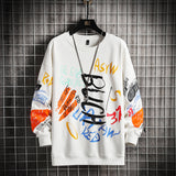 SingleRoad Mens Crewneck Sweatshirt Men Harajuku Oversized Japanese Streetwear Hip Hop Black Hoodie Men Sweatshirts Hoodies - Livefree