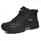 Men'S High-Top Hiking Shoes, Cross-Country Running Shoes, Outdoor Extra-Large Size Hiking Shoes - Livefree