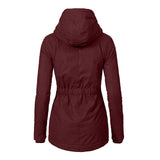 Hot Style Ladies Long-Sleeved Zipper Pocket Padded Coat Jacket - Livefree
