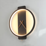 Nordic Wall Lamp Bedroom Bedside Lamp Clock Modeling Lamp - Livefree