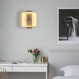Nordic Wall Lamp Bedroom Bedside Lamp Clock Modeling Lamp - Livefree