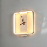 Nordic Wall Lamp Bedroom Bedside Lamp Clock Modeling Lamp - Livefree