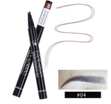 Microblading Eyebrow Pencil Waterproof Fork Tip Tattoo Pen Tinted Fine Sketch Eye Brow Pencils Long Lasting Eyebrows - Livefree