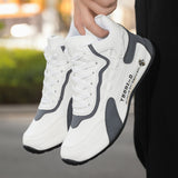 Men's Four Seasons Fashionable All-match Soft-soled White Shoes - Livefree