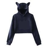 Sweatshirt Women Hoodie Pullover Clothes For Girls Streetwear Spring Long Sleeve Crop Top Hoodies - Livefree