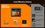 Geek Chef Steam Air Fryer Toast Oven Combo , 26 QT Steam Convection Oven Countertop , 50 Cooking Presets, With 6 Slice Toast, 12 In Pizza, Black Stainless Steel. Prohibited From Listing On Amazon - Livefree