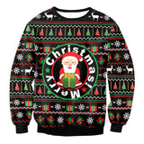 UGLY CHRISTMAS SWEATER Vacation Santa Elf Funny Womens Men Sweaters Tops Autumn Winter Clothing - Livefree