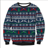 UGLY CHRISTMAS SWEATER Vacation Santa Elf Funny Womens Men Sweaters Tops Autumn Winter Clothing - Livefree