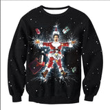 UGLY CHRISTMAS SWEATER Vacation Santa Elf Funny Womens Men Sweaters Tops Autumn Winter Clothing - Livefree
