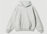 Solid Color Casual Loose Plus Size Thick Hoodie