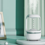 Anti Gravity Humidifier Water Drop Backflow Aromatherapy Machine Large Capacity Office Bedroom Quiet Heavy Fog Household Sprayer - Livefree