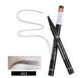 Microblading Eyebrow Pencil Waterproof Fork Tip Tattoo Pen Tinted Fine Sketch Eye Brow Pencils Long Lasting Eyebrows - Livefree