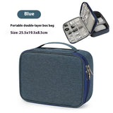 Data Cable Storage Bag Mobile Power Box Travel Portable Digital Accessories Organizing Folders - Livefree