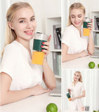 Mini USB Rechargeable Portable Blender Electric Fruit Juicer Kitchen Smoothie Maker Lightweight Sports Bottle Multifunction Blender - Livefree