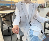 Broadcloth blazer winter vest. - Livefree