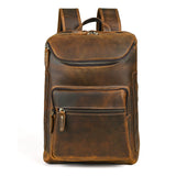 Retro Leather Large Capacity Multifunctional Leisure Travel Backpack - Livefree