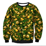 UGLY CHRISTMAS SWEATER Vacation Santa Elf Funny Womens Men Sweaters Tops Autumn Winter Clothing - Livefree