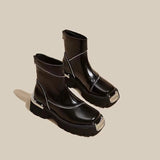 Women's Retro Mechanical Style Ankle Boots - Livefree