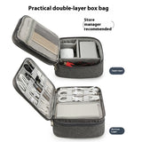 Data Cable Storage Bag Mobile Power Box Travel Portable Digital Accessories Organizing Folders - Livefree