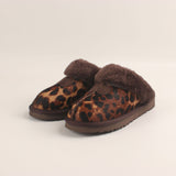Women's One Pedal Shoes Genuine Leather Warm Plus Size - Livefree