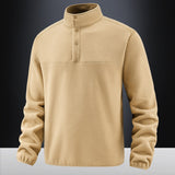 Men's Fleece Fleece-lined Stand Collar Jacket - Livefree
