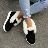 Snow Boots Warm Winter Shoes Plush Fur Ankle Boots Women - Livefree