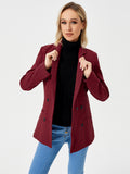 Womens Casual Blazer Jacket  Long Sleeve Work 0ffice Blazer Lapel  Jacket - Livefree