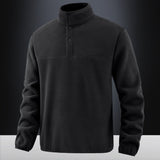 Men's Fleece Fleece-lined Stand Collar Jacket - Livefree