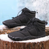 Five Fingers Non-slip Snow Boots Waterproof Velvet Warm Men And Women Outdoor Hiking Shoes - Livefree