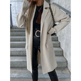Loose Thin Woolen Coat For Women - Livefree