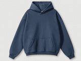 Solid Color Casual Loose Plus Size Thick Hoodie
