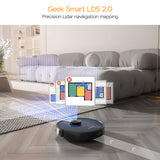 Geek Smart L7 Robot Vacuum Cleaner And Mop, LDS Navigation, Wi-Fi Connected APP, Selective Room Cleaning,MAX 2700 PA Suction, Ideal For Pets And Larger Home Banned From Selling On Amazon - Livefree