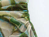 European and American New Fashion Sexy Open Back Printed Silk Mesh Dress Womens Dress - Livefree