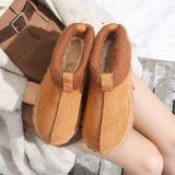 Winter Snow Boots With Anti-slip Tire-sole Design Fashion Outdoor Warm Suede Ankle Boot For Women Shoes - Livefree