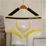 Men's Solid Color Cotton Comfortable Sexy Low Waist Boxers - Livefree