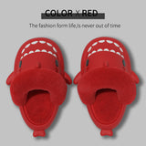 Winter Shark Slippers Detachable Warm Fuzzy Slippers Bedroom House Shoes Women - Livefree