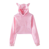 Sweatshirt Women Hoodie Pullover Clothes For Girls Streetwear Spring Long Sleeve Crop Top Hoodies - Livefree